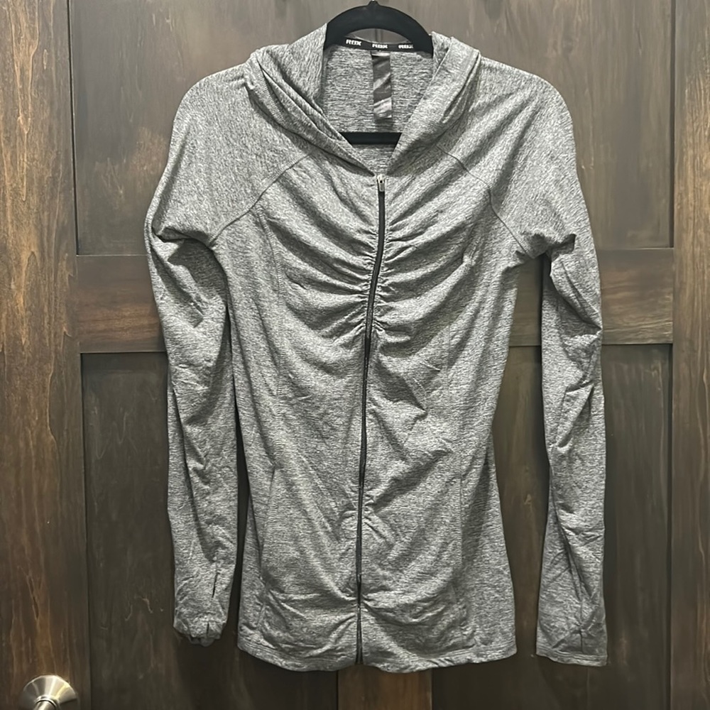 Stretchy Workout Zip Up SMALL
